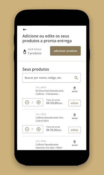 Imagem ilustrativa do app da minha loja digital